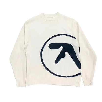 Tricot Crème - style rétro-futuriste - Tricot Crème au style Y2K pour un look rétro