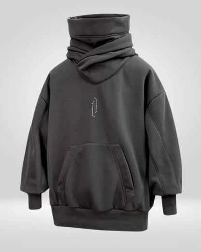 Hoodie Col Roulé Chic et Confortable