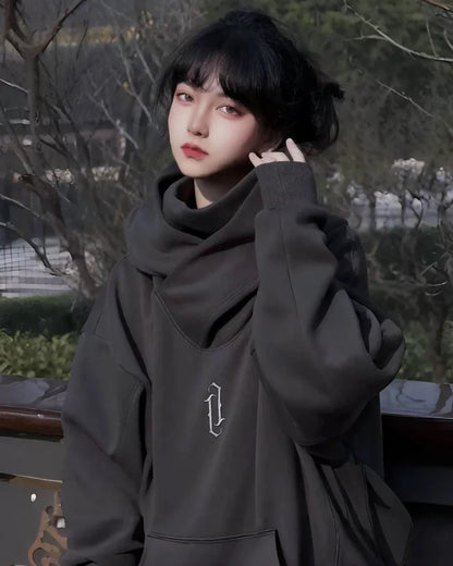 Hoodie Col Roulé Chic et Confortable