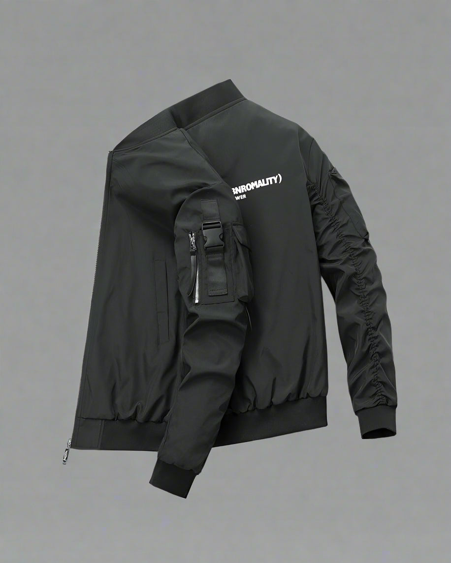 Veste Bomber Covert City -  aesthetic - Veste bomber noire techwear pour un style urbain moderne