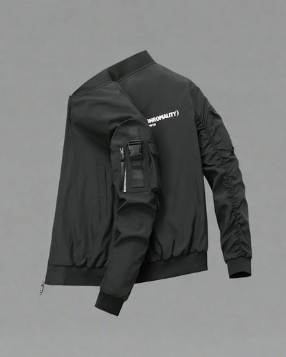 Veste Bomber Covert City -  aesthetic - Veste bomber noire techwear pour un style urbain moderne