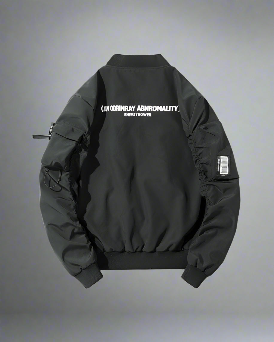 Veste Bomber Covert City - veste bomber moderne - Veste bomber noire techwear pour un style urbain moderne