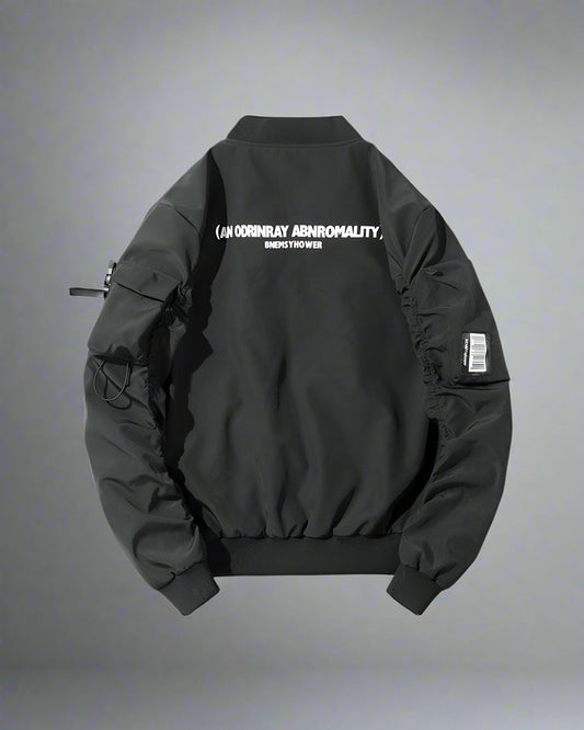 Veste Bomber Covert City - veste bomber moderne - Veste bomber noire techwear pour un style urbain moderne