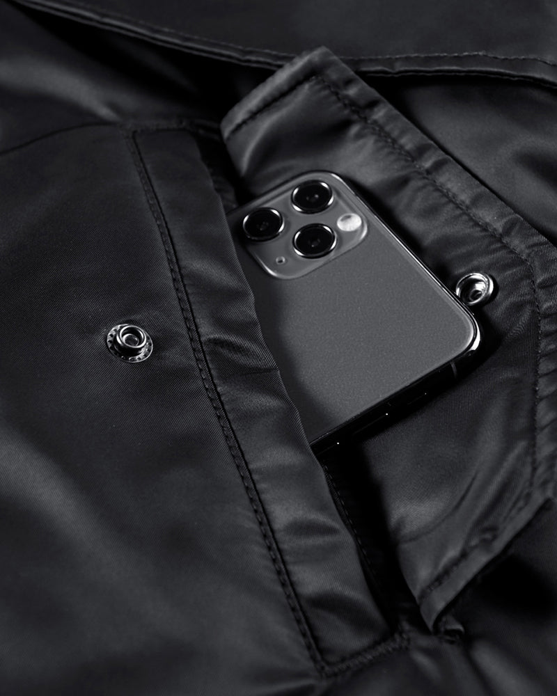 Veste Bomber Hivernale Confortable -  noir - Veste bomber hivernale confortable pour un style urbain