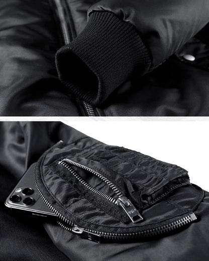 Veste Bomber Hivernale Confortable -  urbaine - Veste bomber hivernale confortable pour un style urbain