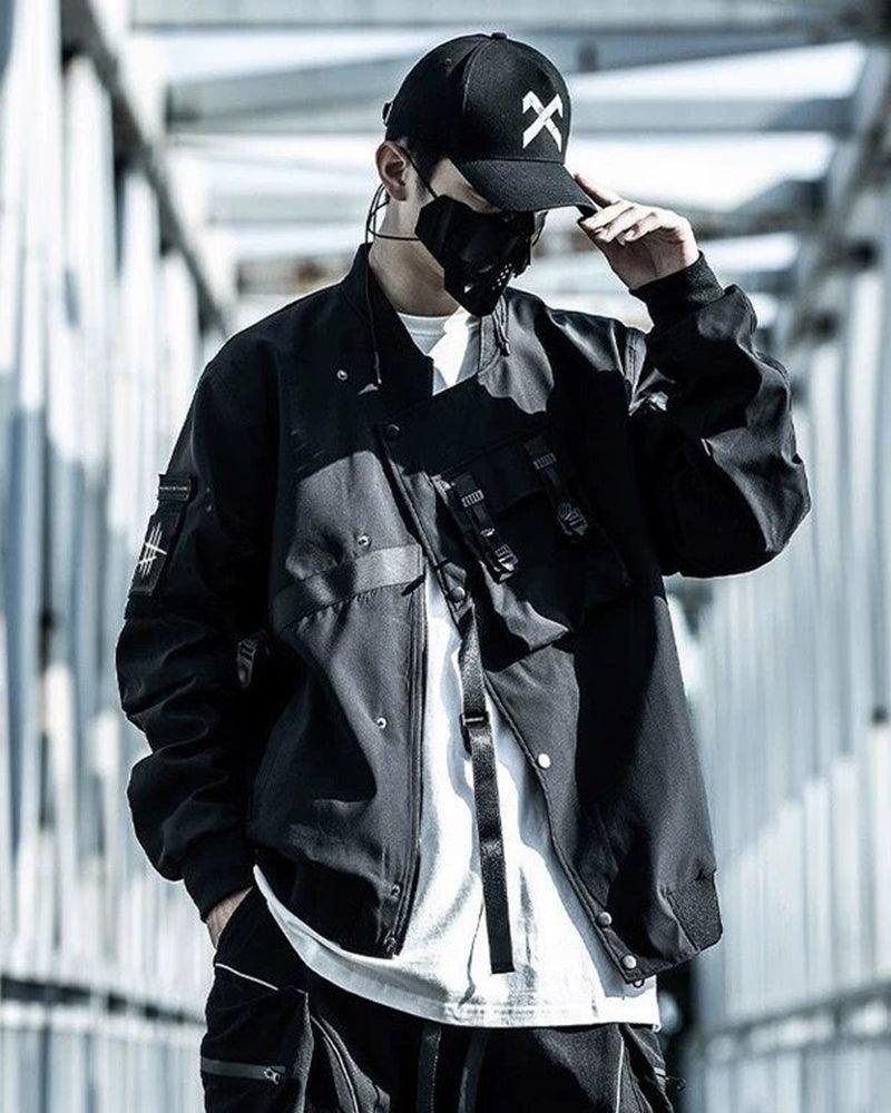 Veste Bomber Élégante Prête pour l'Espace -  noir classique - Veste bomber élégante et futuriste pour un style unique
