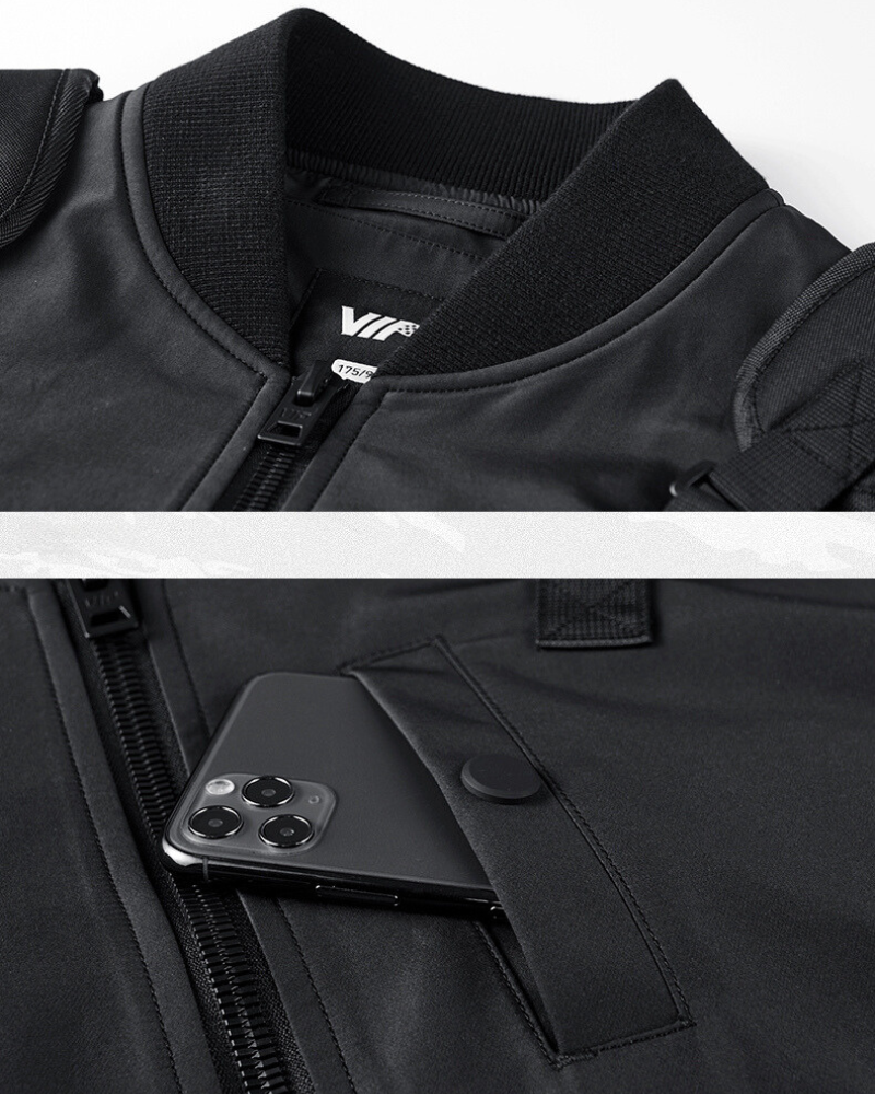 Veste Bomber Multifonctionnelle & Sac à Dos -  noir - Veste bomber multifonctionnelle pour un style urbain