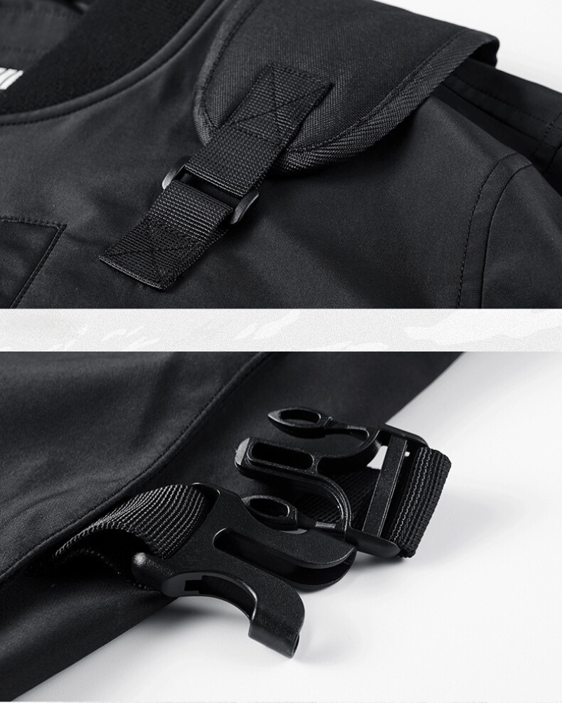 Veste Bomber Multifonctionnelle & Sac à Dos -  polyester - Veste bomber multifonctionnelle pour un style urbain