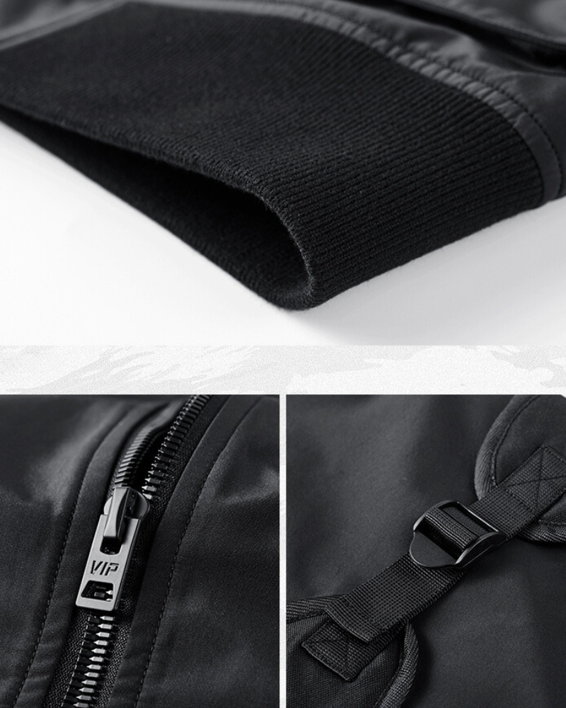 Veste Bomber Multifonctionnelle & Sac à Dos -  techwear - Veste bomber multifonctionnelle pour un style urbain