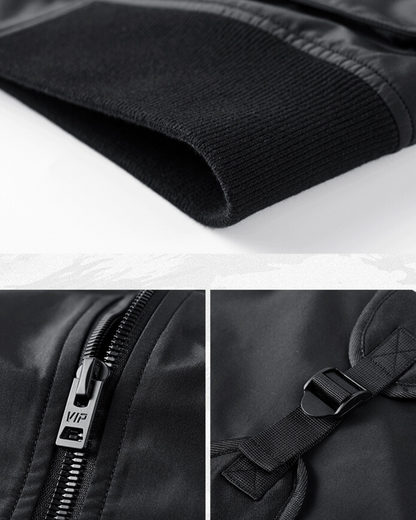 Veste Bomber Multifonctionnelle & Sac à Dos -  techwear - Veste bomber multifonctionnelle pour un style urbain