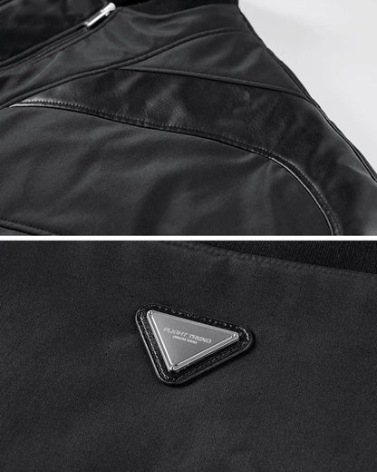 Veste Bomber Patchwork Confortable -  style urbain - Veste Bomber Patchwork Confortable pour un Style Urbain