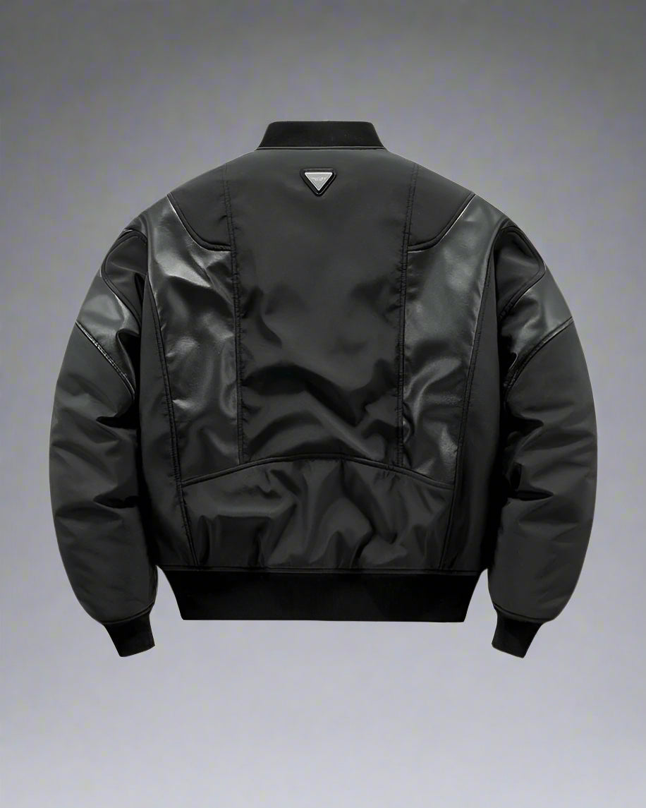 Veste Bomber Patchwork Confortable - veste stylée pour aventuriers - Veste Bomber Patchwork Confortable pour un Style Urbain