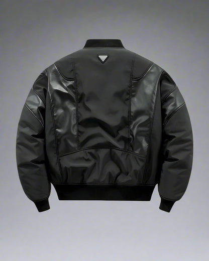 Veste Bomber Patchwork Confortable - veste stylée pour aventuriers - Veste Bomber Patchwork Confortable pour un Style Urbain