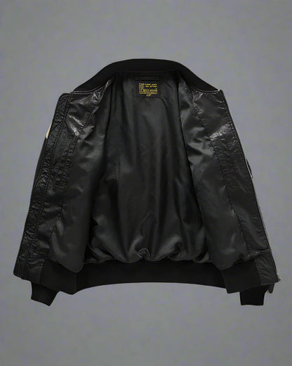 Veste Bomber Urbaine de Nouvelle Génération -  veste confortable - Veste Bomber Urbaine Élégante en Noir