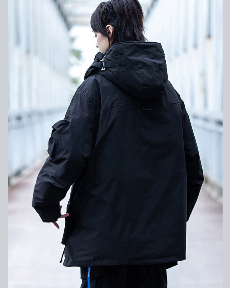 Veste à Bouche de Poisson Toutes Saisons - veste techwear - Veste à Bouche de Poisson pour un Style Urbain