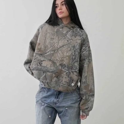 Veste Camo Streetwear -  mode des années 2000 - Veste Camo Y2K pour un Style Streetwear Unique