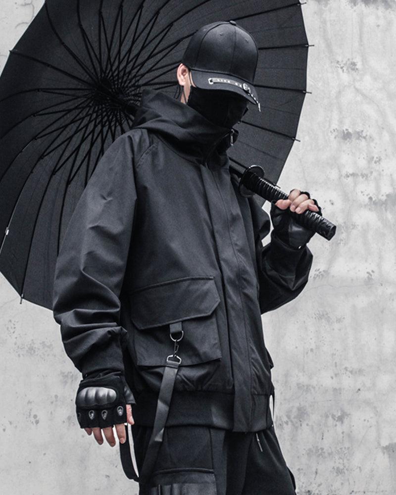 Veste à Capuche avec Détail en Ruban Chic -  détails en ruban - Veste à Capuche Chic avec Détails en Ruban Élégants