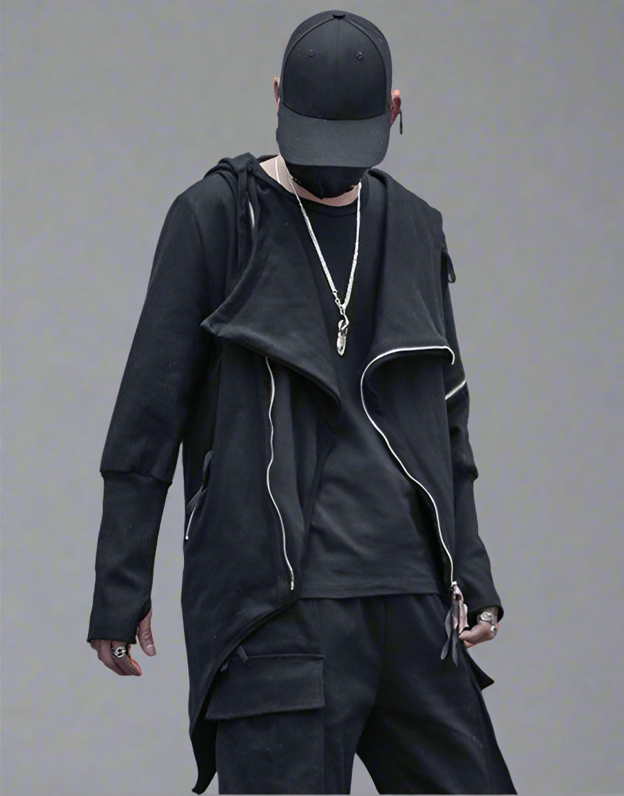 Veste à Capuche Camouflage Urbain -  veste futuriste - Veste à Capuche Camouflage pour un Style Urbain