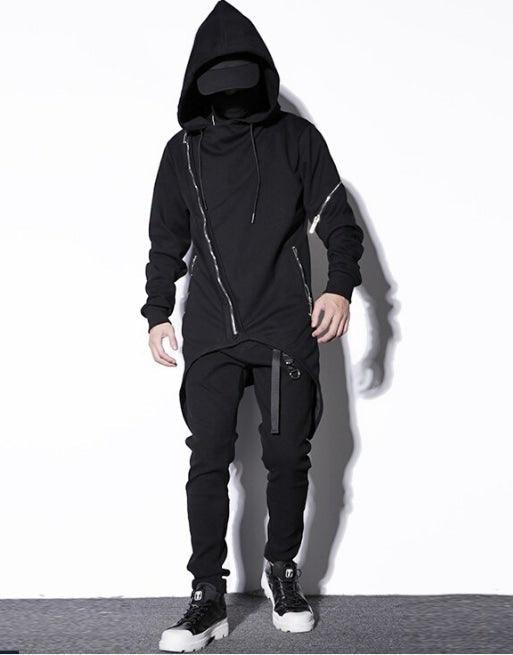 Veste à Capuche Camouflage Urbain -  veste noir - Veste à Capuche Camouflage pour un Style Urbain