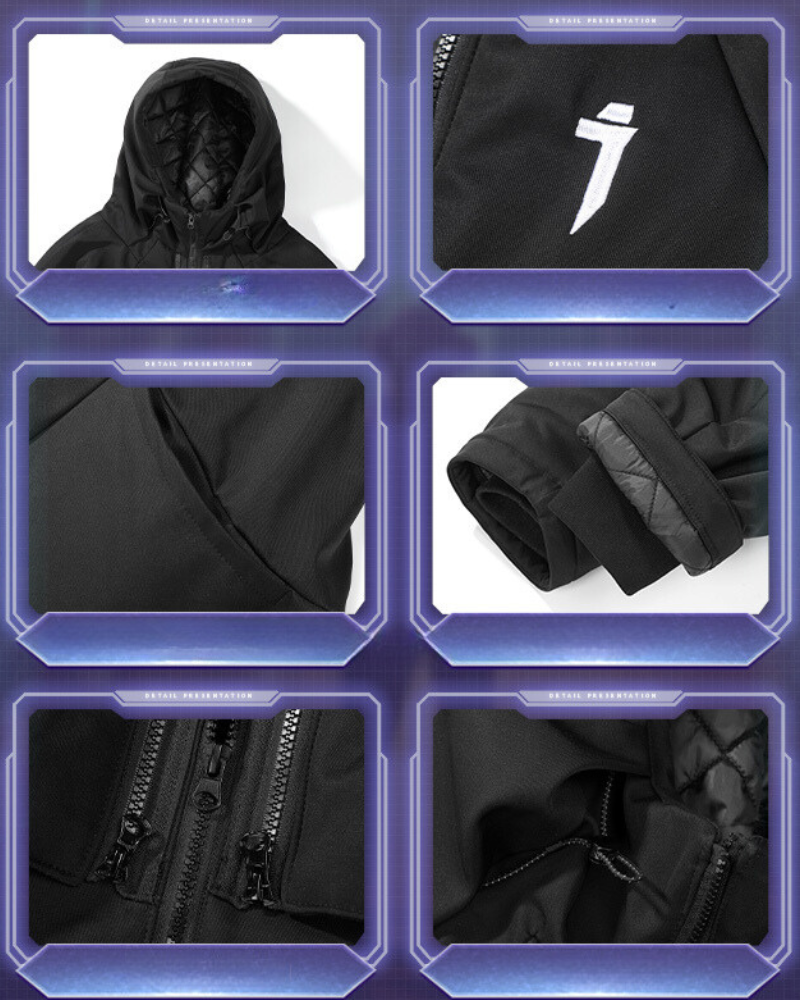 Veste à Capuche Chaude Toutes Saisons - veste - Veste à Capuche Chaude Idéale pour Toutes Saisons