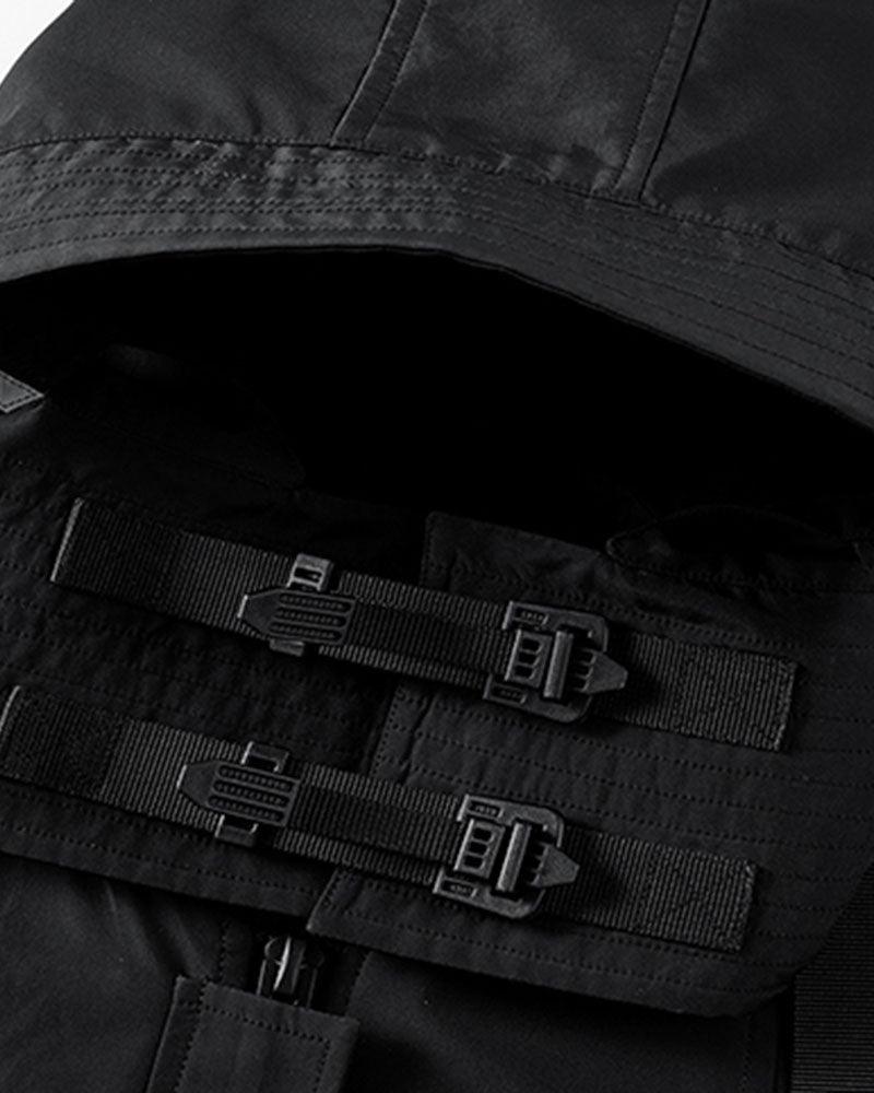 Veste à Capuche Courte Tendance -  noir - Veste à Capuche Courte Élégante pour un Style Urbain