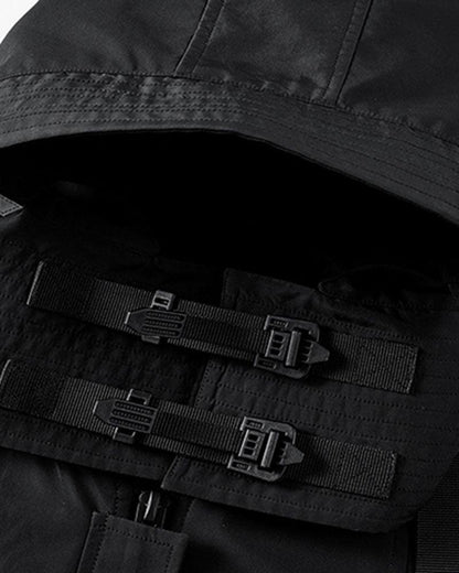 Veste à Capuche Courte Tendance -  noir - Veste à Capuche Courte Élégante pour un Style Urbain