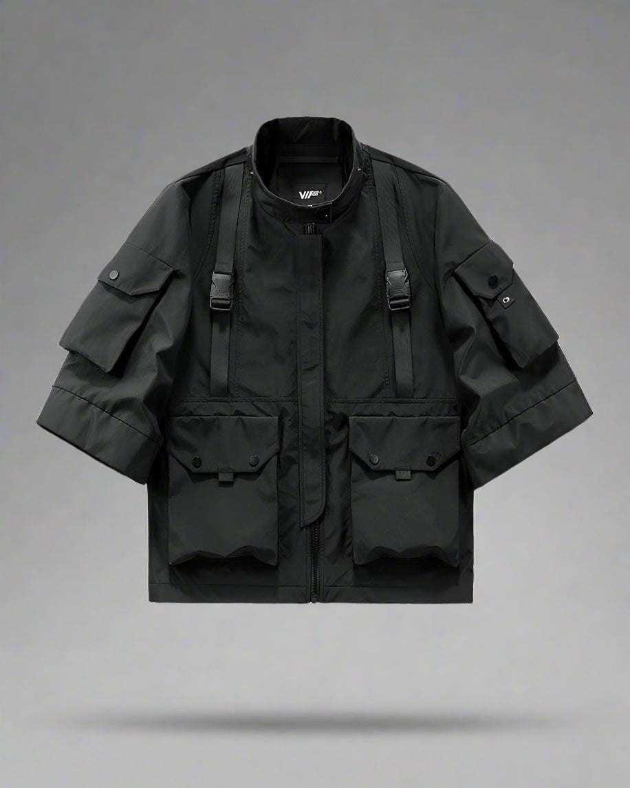 Veste à Capuche Courte Tendance - veste - Veste à Capuche Courte Élégante pour un Style Urbain