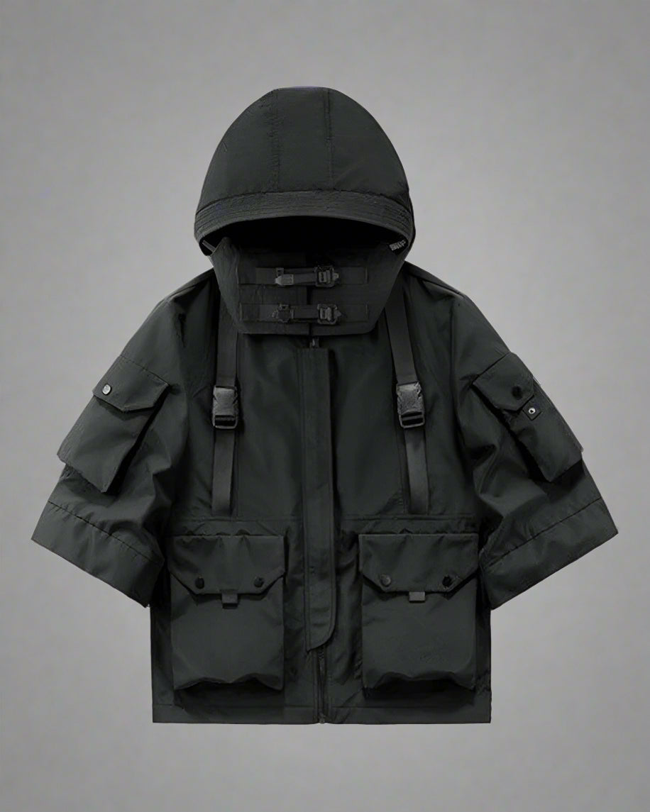 Veste à Capuche Courte Tendance -  vêtement confortable - Veste à Capuche Courte Élégante pour un Style Urbain