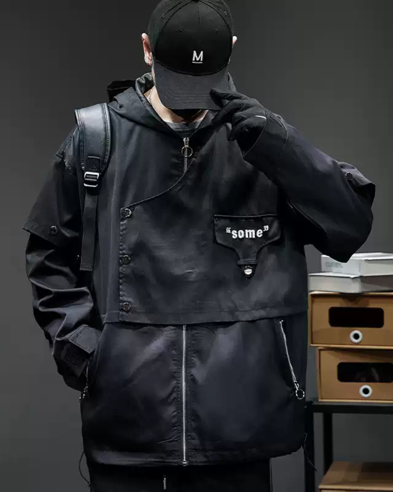 Veste à Capuche Multi-Style -  capuche - Veste à Capuche Élégante et Multifonctionnelle pour Tous