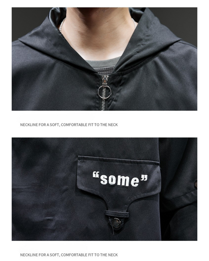 Veste à Capuche Multi-Style -  veste fonctionnelle - Veste à Capuche Élégante et Multifonctionnelle pour Tous