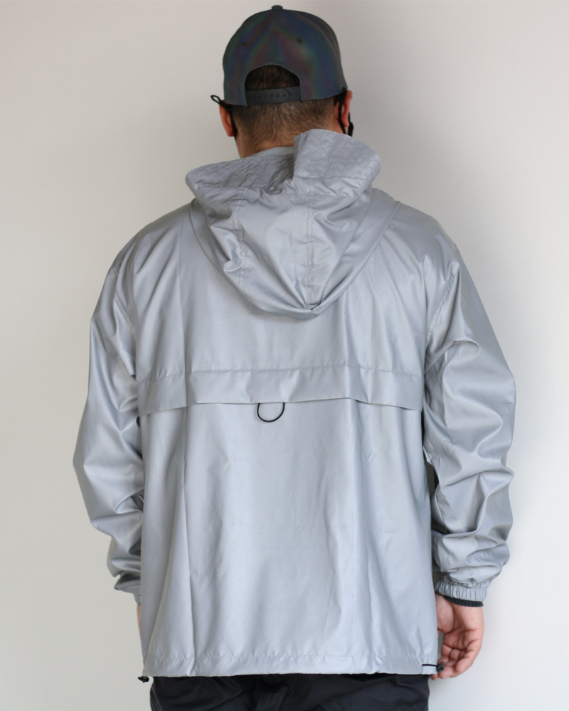 Veste à Capuche Réfléchissante Adaptative -  veste réfléchissante pour style urbain - Veste à Capuche Réfléchissante pour Style Urbain
