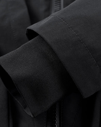 Veste à Capuche Utilitaire Ultime -  techwear - Veste à Capuche Utilitaire Noir pour un Style Techwear
