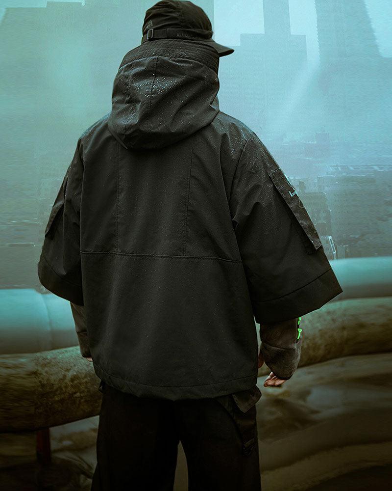 Veste Cyber Samurai Urban Judge -  coupe ajustée - Veste Cyber Samurai pour un Style Urbain Unique