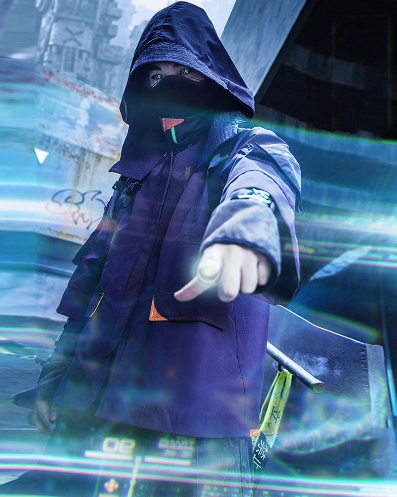 Veste Cyber Samurai Urban Judge -  mode urbaine - Veste Cyber Samurai pour un Style Urbain Unique
