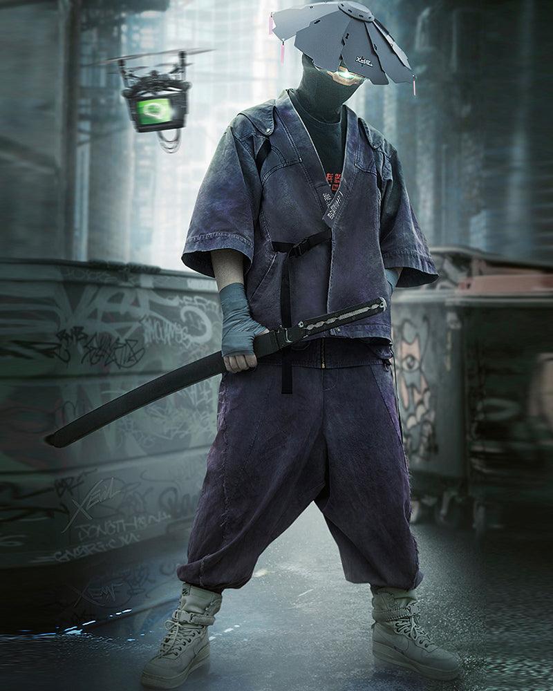 Veste Cyber Samurai Yaksha -  techwear - Veste Cyber Samurai Yaksha : Style Futuriste et Confortable