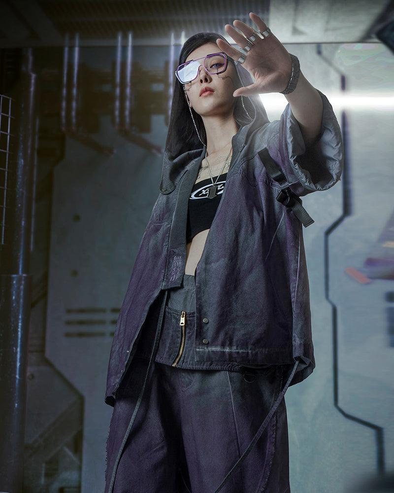 Veste Cyber Samurai Yaksha -  veste pour ninja - Veste Cyber Samurai Yaksha : Style Futuriste et Confortable