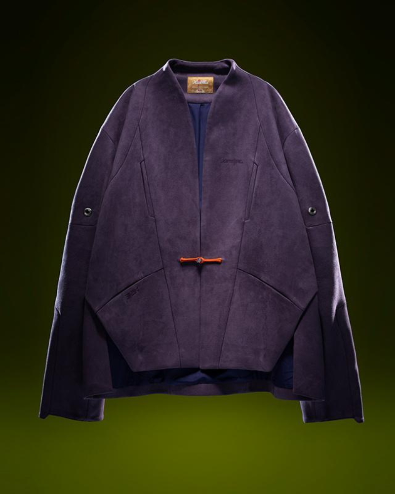 Veste Cyberpunk en Suède Urbaine -  veste confortable - Veste Cyberpunk en Suède Urbaine pour un style unique