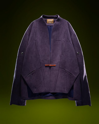 Veste Cyberpunk en Suède Urbaine -  veste confortable - Veste Cyberpunk en Suède Urbaine pour un style unique