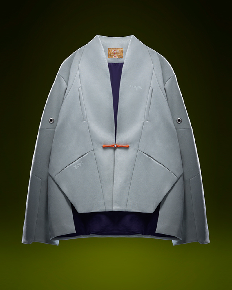 Veste Cyberpunk en Suède Urbaine - veste minimaliste futuriste - Veste Cyberpunk en Suède Urbaine pour un style unique