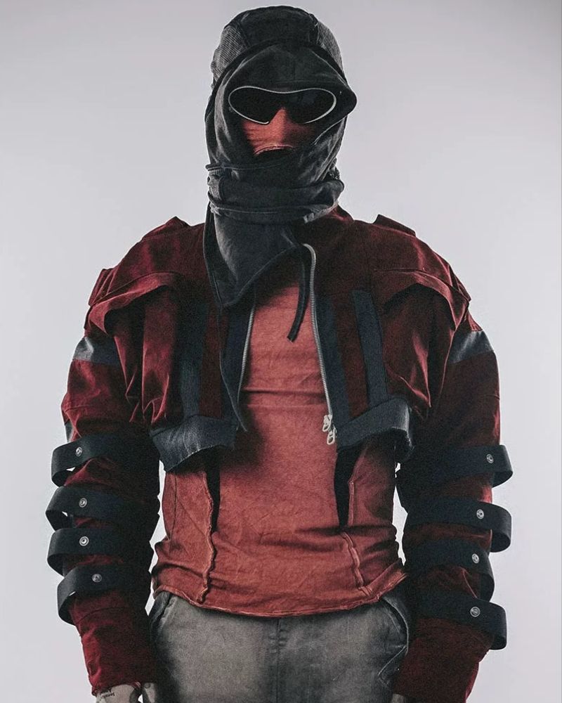 Veste de Boxe Rouge Écrasante -  cotton - Veste de Boxe Rouge Angora Confortable et Élégante