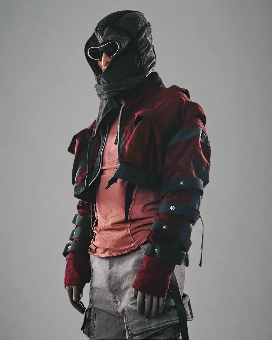 Veste de Boxe Rouge Écrasante - veste boxe - Veste de Boxe Rouge Angora Confortable et Élégante