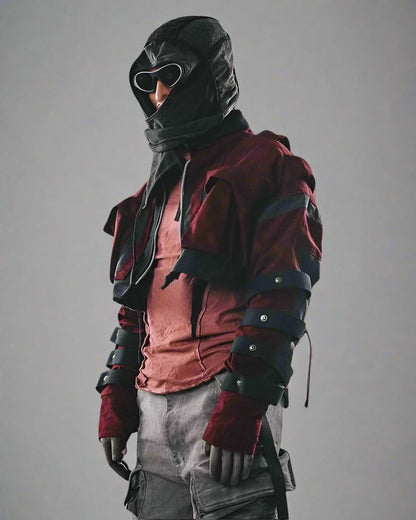 Veste de Boxe Rouge Écrasante - veste boxe - Veste de Boxe Rouge Angora Confortable et Élégante