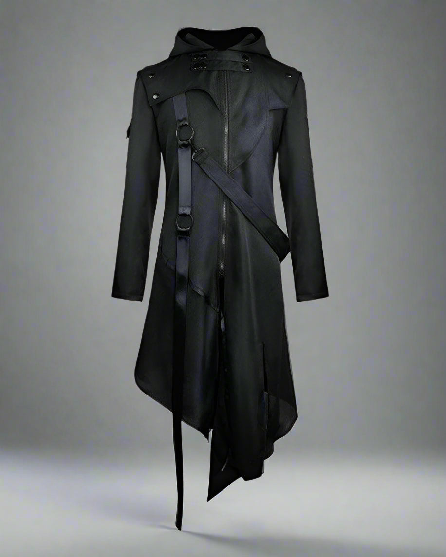 Veste de Cosplay Chic avec Ruban Noir - veste cosplay - Veste de Cosplay Chic avec Ruban Noir pour un Style Unique