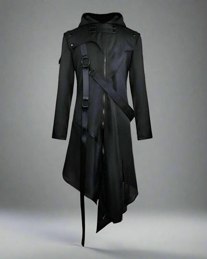 Veste de Cosplay Chic avec Ruban Noir - veste cosplay - Veste de Cosplay Chic avec Ruban Noir pour un Style Unique