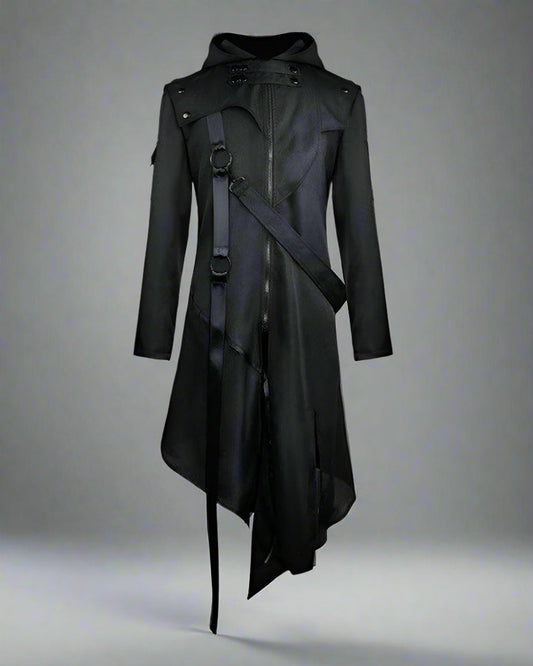 Veste de Cosplay Chic avec Ruban Noir - veste cosplay - Veste de Cosplay Chic avec Ruban Noir pour un Style Unique