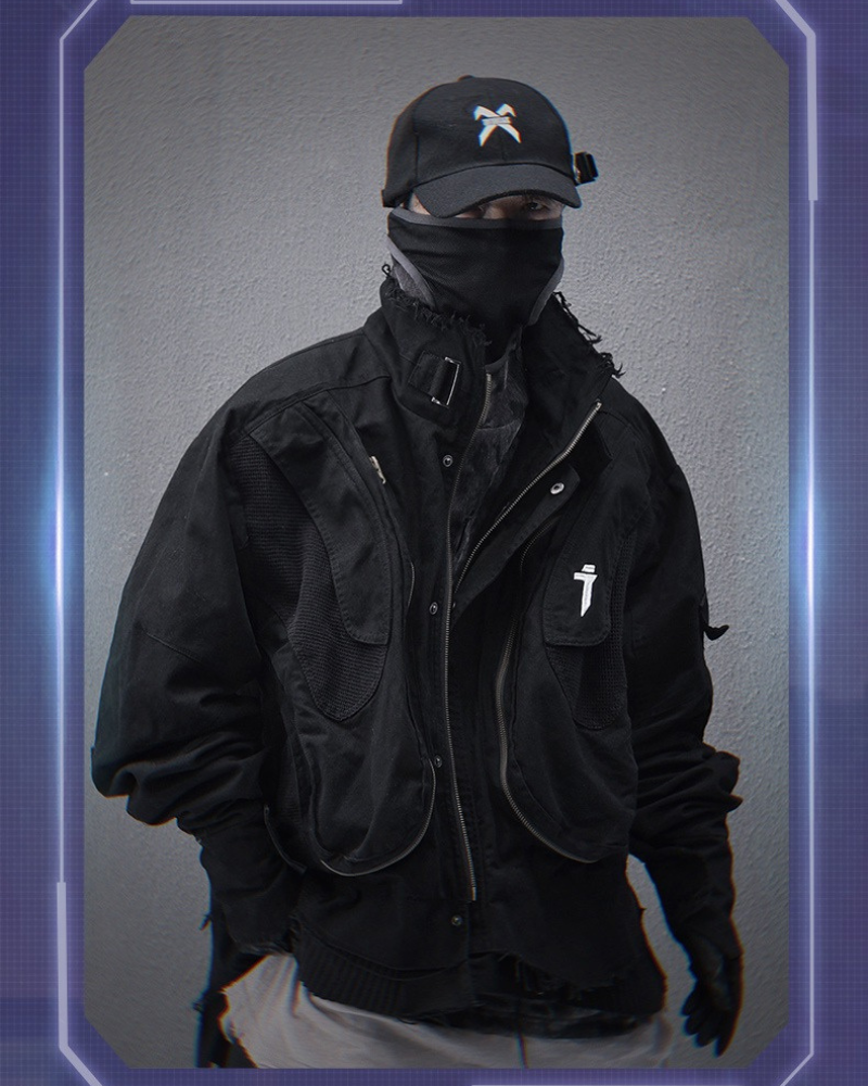 Veste de Parachutiste Vintage Robuste -  veste fonctionnelle - Veste Parachutiste Vintage Robuste pour un Look Unique