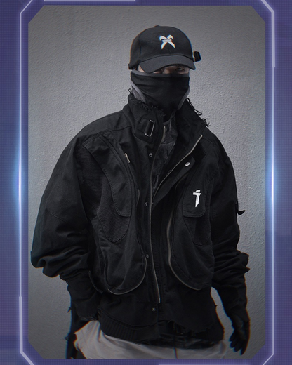 Veste de Parachutiste Vintage Robuste -  veste fonctionnelle - Veste Parachutiste Vintage Robuste pour un Look Unique