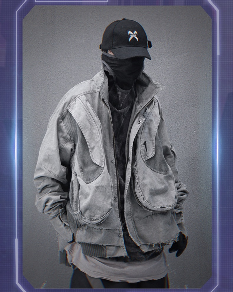 Veste de Parachutiste Vintage Robuste -  veste mode - Veste Parachutiste Vintage Robuste pour un Look Unique