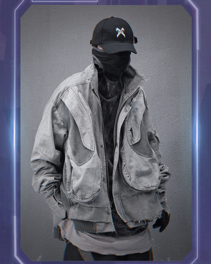 Veste de Parachutiste Vintage Robuste -  veste mode - Veste Parachutiste Vintage Robuste pour un Look Unique