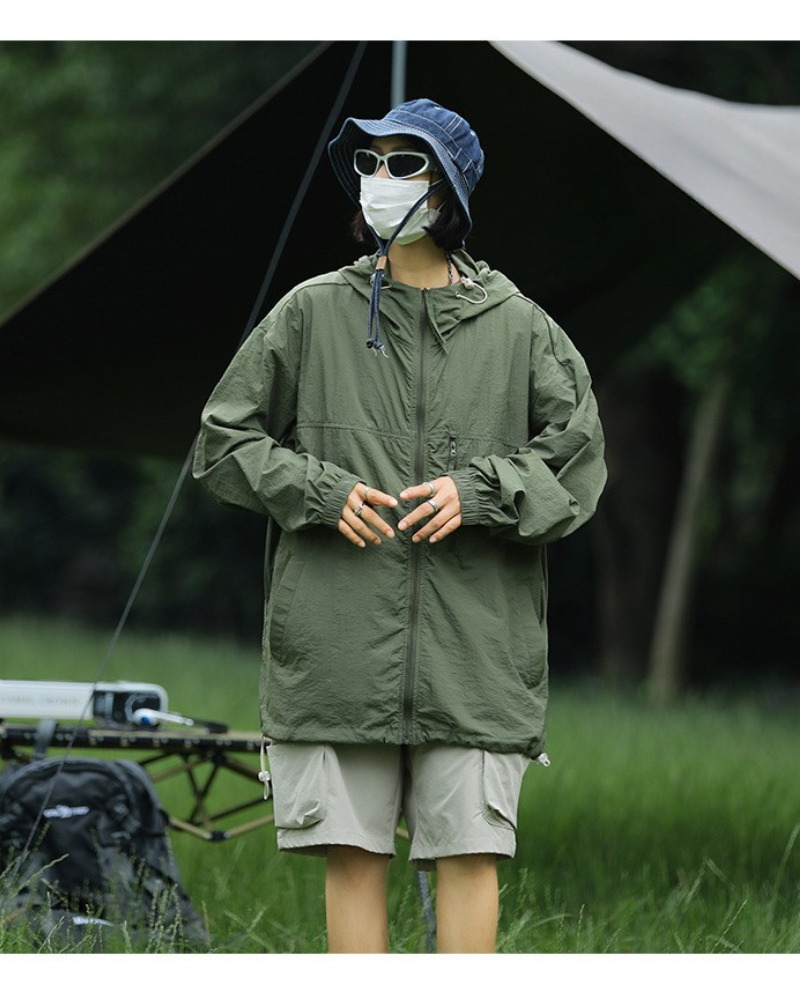Veste de Randonnée Ultime UV Shield -  protection uv upf 50+ - Veste de Randonnée UV Shield avec Protection UPF 50+